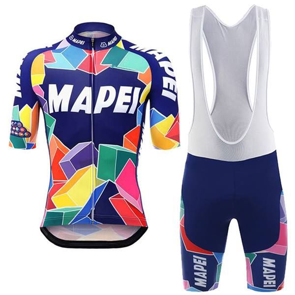 

2020 mapei pro team cycling men summer new short sleeve jersey bib shorts set cycling clothing ciclismo maillot roadcycling kit, Black;blue