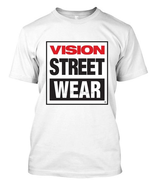 

new vision street wear skateboard - custom men white t-shirt tee 2019 fashion t shirt tee 2019 tees