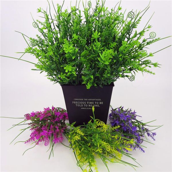 

lifelike artificial plant branch creative 5-branch faux plant stem plastic fake pgraphy props home decor accessories