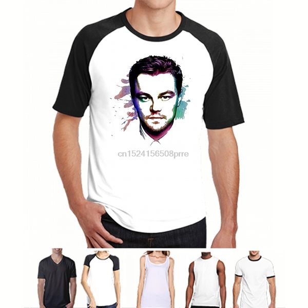 

funny men t shirt white t-shirt tshirts black tee leonardo dicaprio diy tee short sleeve cotton t-shirt women and men(3