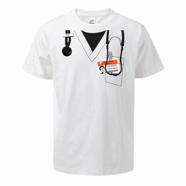 

scrubs tshirt cosplay doctor men t shirt tshirts 2019 summer 100% cotton short sleeve fitness tees harajuku funny t-shirt
