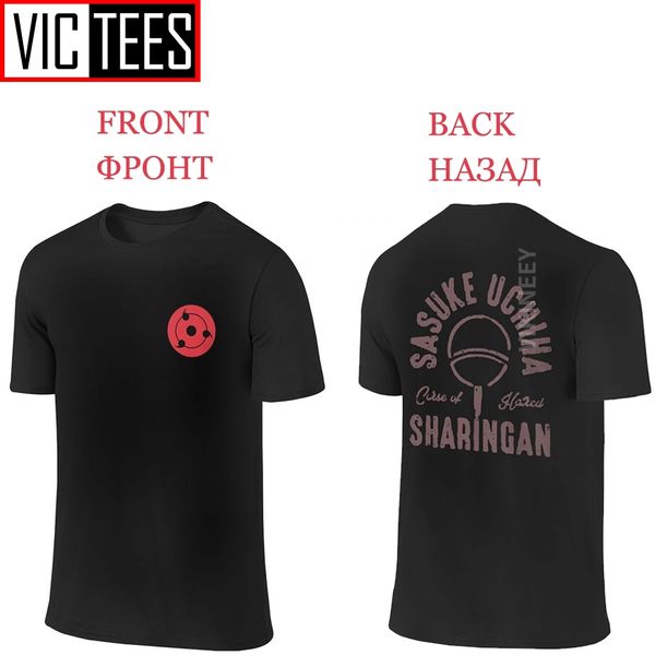 

men anbu naruto uchiha itachi sasuke tshirt akatsuki pein front and back t shirt cotton two sides big size