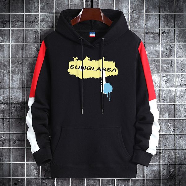 

2020 mens clothing homme hooded sweatshirts mens women designer hoodies high street supremo print hoodies pullover winter sweatshirts mtr132, Black