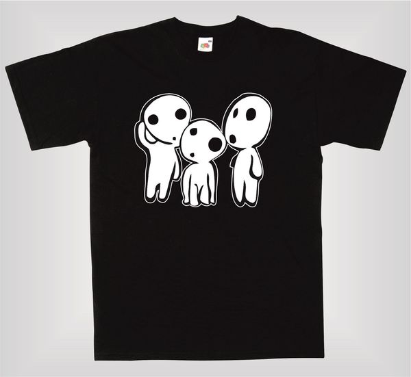 

100% cotton print mens summer mononoke ghosts manga inspired awesome funny mens t-shirt tee shirt