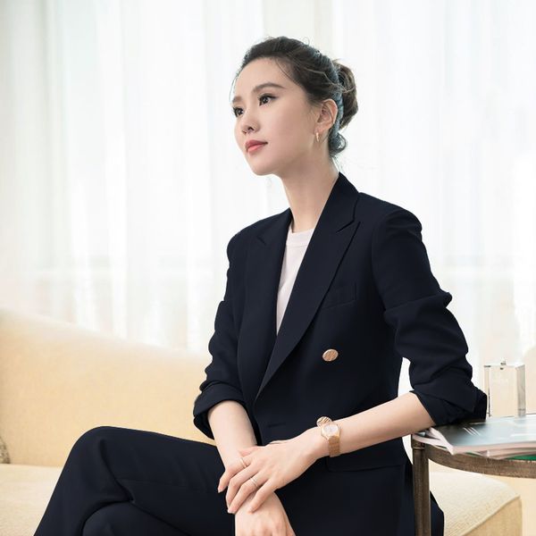 

blazer two piece sets elegant office work wear pant suits solid jacket & trousers suit for women set femme jk351, White