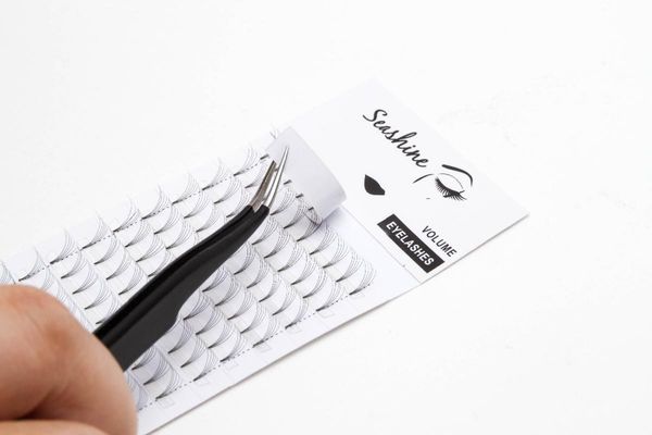 

false eyelashes seashine 0.07/0.1 short stem soft and comfortable premade volume lashes fans extension