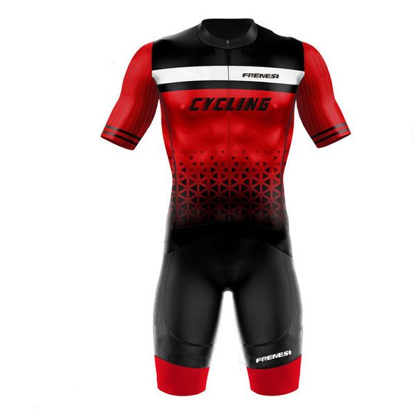 

frenesi 2020 spring / summer explosion men's cycling jumpsuit triathlon team competition suit cycling mtb clothing, Black;blue