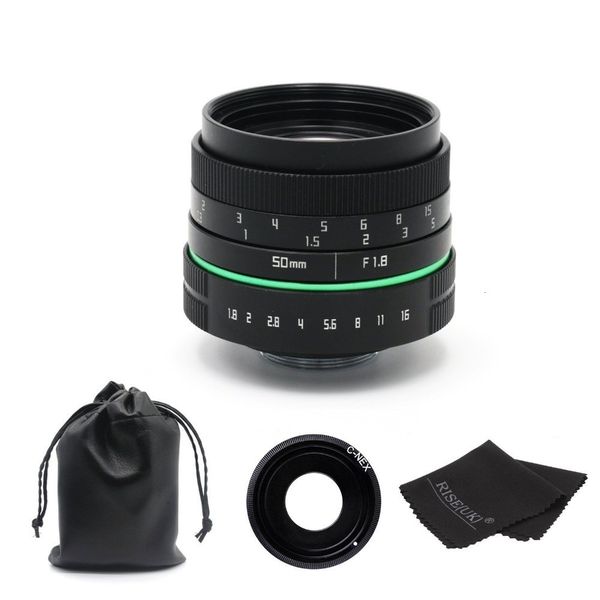 

50mm f/1.8 c mount camera lens aps-c sensor for sony e nex-7 5t 6 a5100 a6000