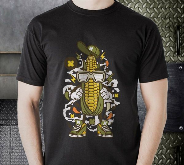 

дети кукурузы пять цветных рубашек t-shirt доступные casual tee shirt