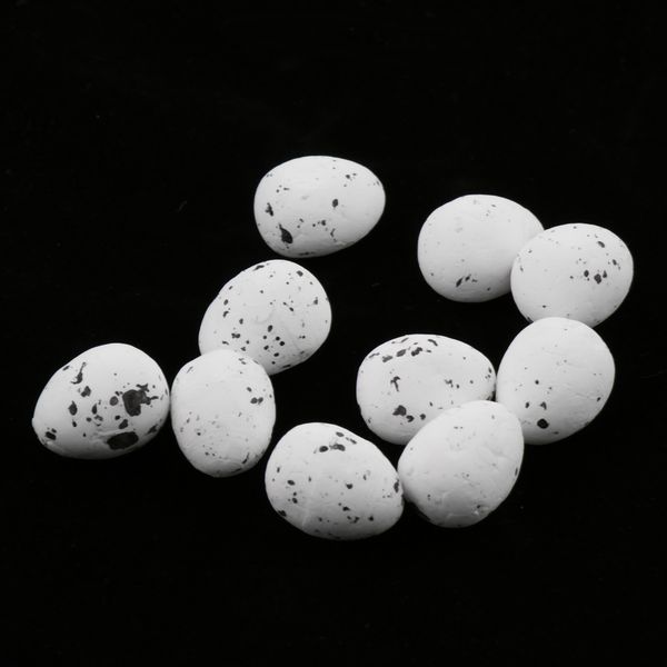 

10 pcs fake artificial eggs faux for birds breeding - 15 mm/20 mm