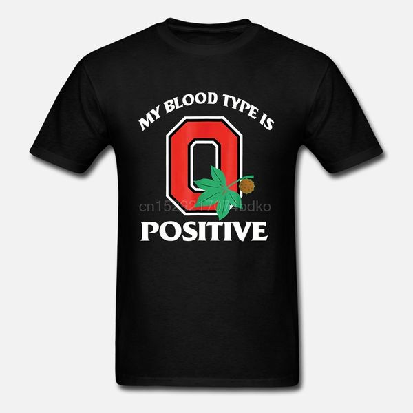 

men t shirt my blood type is o positive state of ohio pride women t-shirt