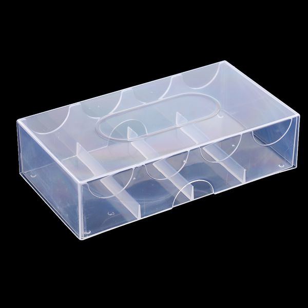 

36 chips poker chip tray clear box контейнер с крышкой для партии казино игры