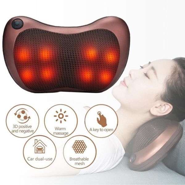 

car home cervical spine massager neck waist back electric multifunctional low voltage heating massage pillow