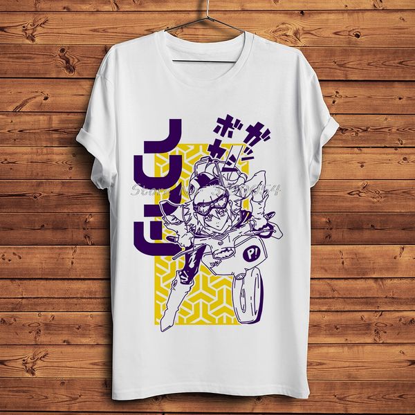 

japan аниме fooly cooly flcl смешная футболка men casual с коротким рукавом футболки мужской streetwear tshirt хип-хоп тис harajuku