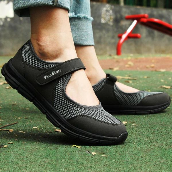 

2020 summer fashion women flat platform shoes breathable mesh casual shoes moccasin zapatos mujer ladies boat sneakers, Black