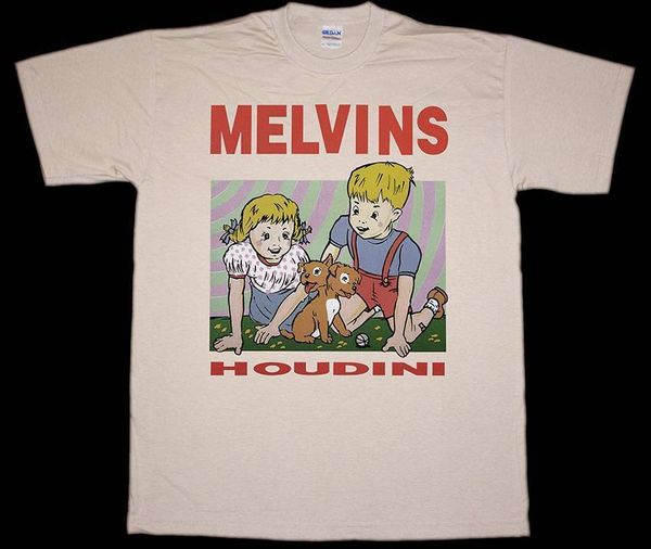 

melvins houdini sludge metal stoner rock fantomas new natural color t-shirt new fashion men t shirt harajuku
