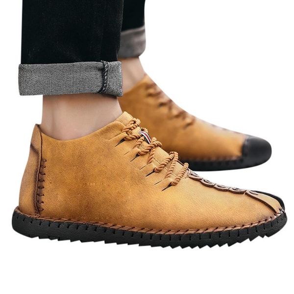 

sagace men's casual velvet shoes high to help outdoor men's ultra light shoes plus cashmere casual new listing, Black