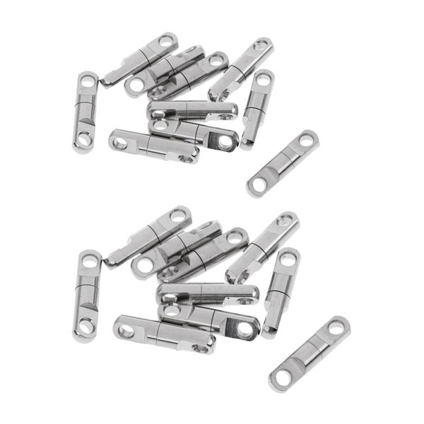 

20pcs high strength ball bearing swivels heavy duty fishing swivels connector 3.5mm 5mm