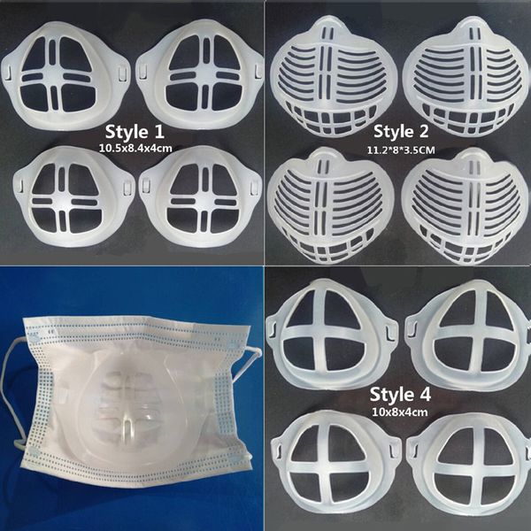 

3d mouth mask holder support breathing assist help inner cushion bracket silicone mask holder 3 ply breathable face mask mouth masks