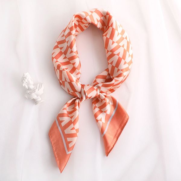 

scarves 2021 summer women's silk scarf quality print square lady muslim headscarf fashion sunscreen beach shawl neckerchief, Blue;gray