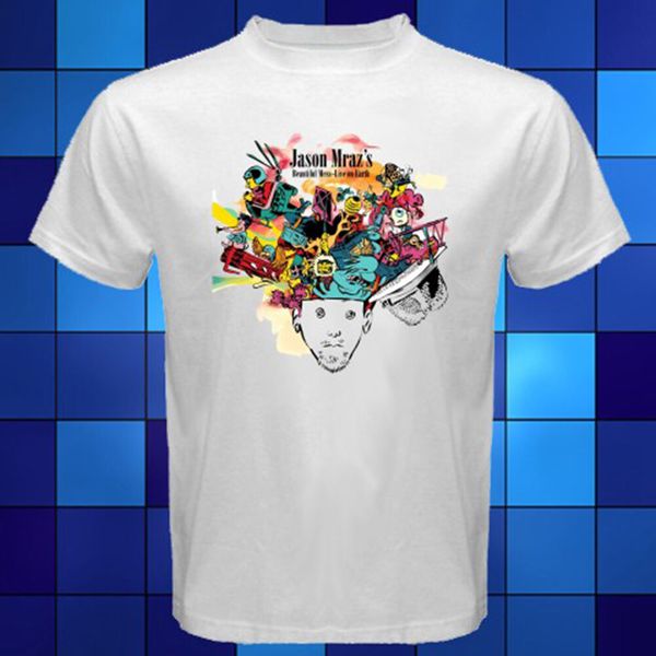 

jason mrazs beautiful mess live on earth white t shirt size s m l xl 2xl 3xl