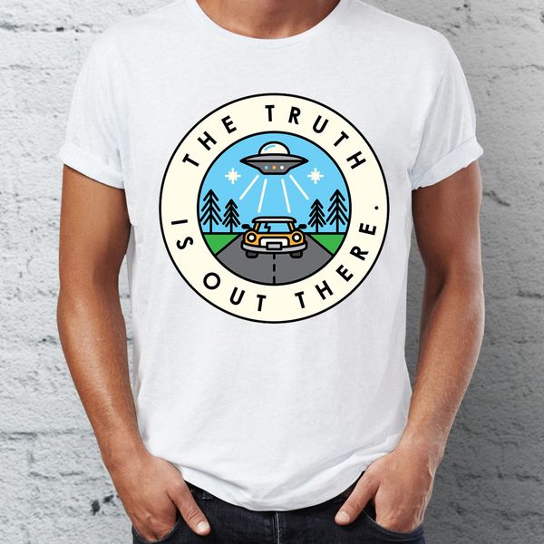 

men's t shirt the truth is out there x file tee