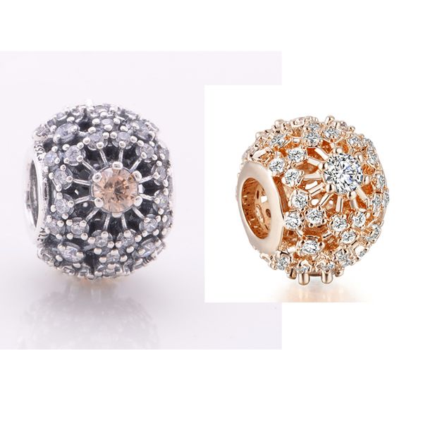 

other diy beads shinning snow charm fits original silver bracelets for woman sterling jewelry making