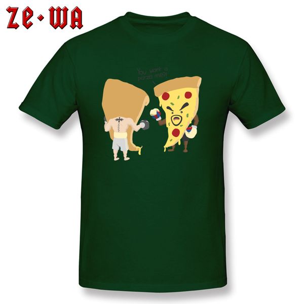 

funny mayweather pizza win crew neck t-shirts summer/autumn tees pure cotton anime catoon cosplay boxer t shirt men