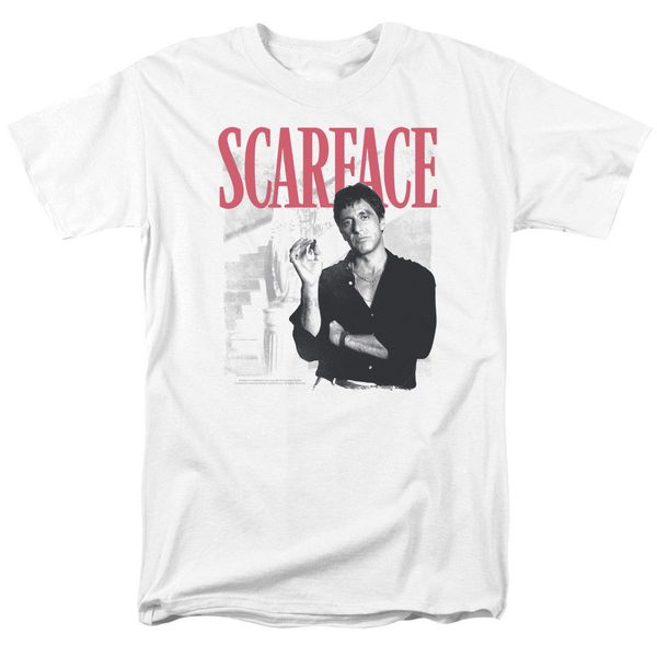 

scarface movie stairway licensed t shirt cool casual pride t shirt men new fashion tshirt