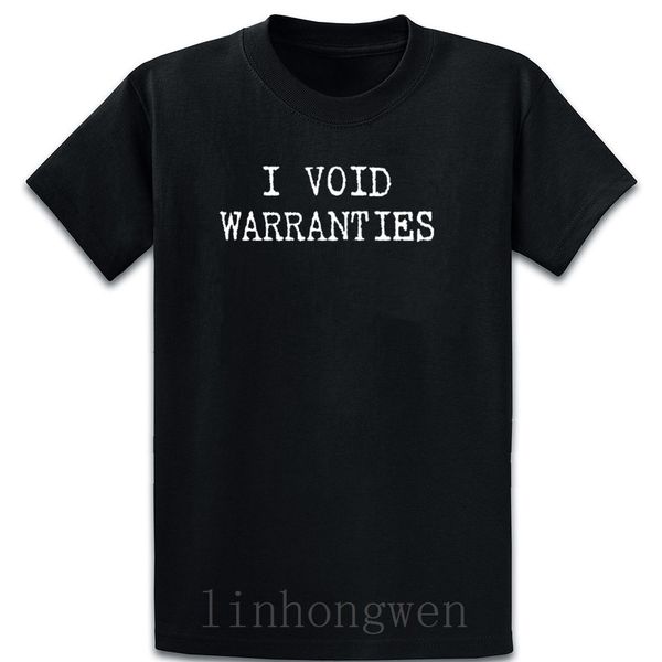 

i void warranties programmer t shirt normal breathable plus size 5xl designing short sleeve summer clothes loose shirt