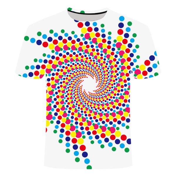 

hypnose heren kleurrijk grappig duizeligheid gothic heren zomer 3d print shirts hippie kawaii humor men clothing