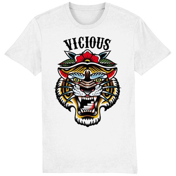 

тигр татуировки (унисекс) black t shirt drystone