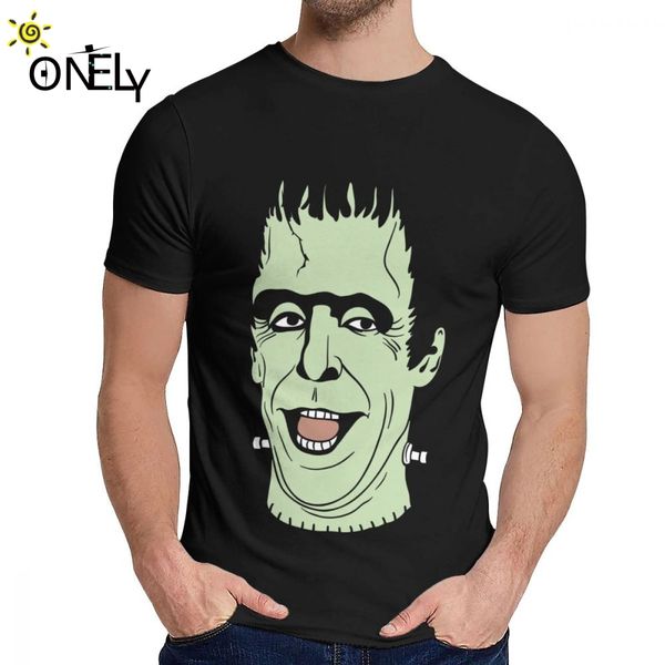 

round neck happy the munsters t shirt summer man 100% cotton homme tee shirt
