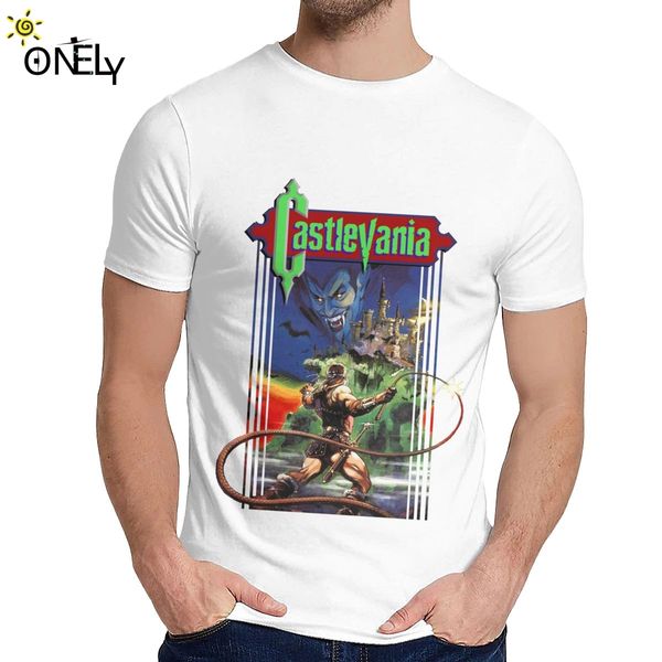 

leisure man t shirt castlevania quality cotton popular round collar retro t-shirt