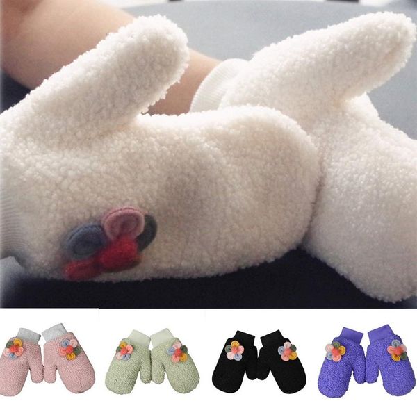 

women' winter gloves warm lining - cozy warmer plush thick elastic cuff thermal soft lining gloves mittens for sports, Blue;gray