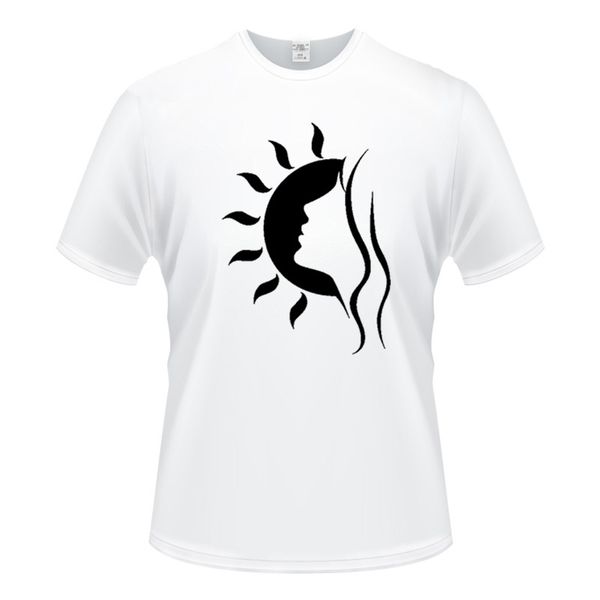 

fun sunset, unique delicate ocean, beautiful girl print men's plus size o-neck t-shirts fashion streetwear hip-hop short sleeve