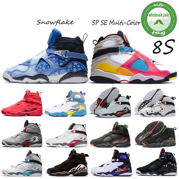 

jumoman 8 снежинка sp se многоцветный мужчины баскетбол обувь 8s тренеры аква черный белый прохладный серый день святого валентина прохладны