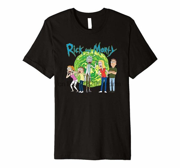

rick morty family group portal with logo premium t shirt 5642(2