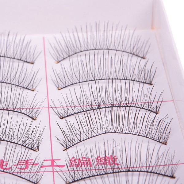 

10 pairs 3d soft faux mink hair false eyelashes natural messy eyelash crisscross wispy fluffy lashes extension eye makeup tools