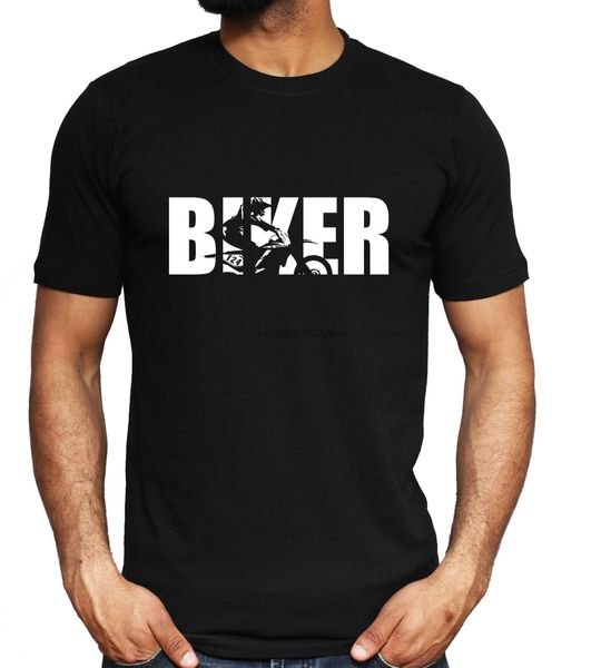 

biker logo t-shirtmotorbike cycle teemens gift sizes s m l xl 2xl men t shirt