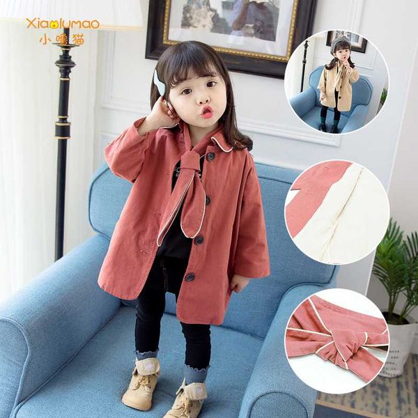 

jacket kids girls with tie jacket baby girl spring autumn girls casual jackets kids windbreaker coat child autumn outerwear, Blue;gray