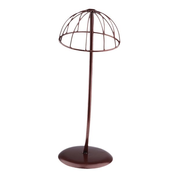 

прочные metal hat stand корпусная проволоки болл cap стойки парик держатель для хранения дисплей стенд для дома салон-магазин, White