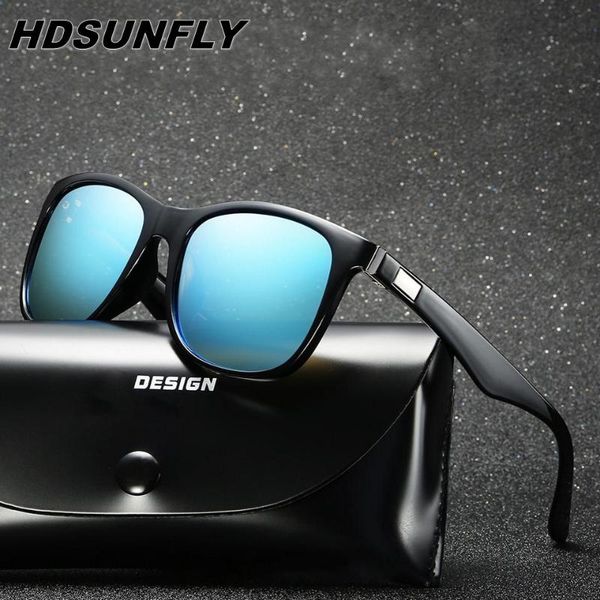 

hdsunfly polarized sunglasses men uv400 driving glasses square shades for men oculos masculino male sun glasses a539, White;black