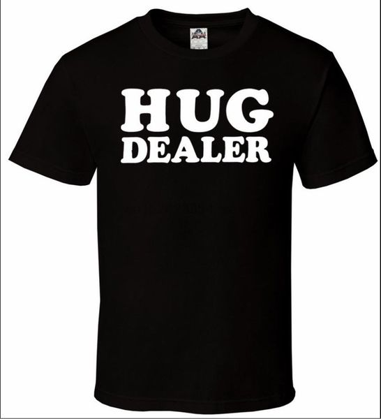 

hug dealer - black t-shirt hugs peace edm plur love new all sizes s-2xl