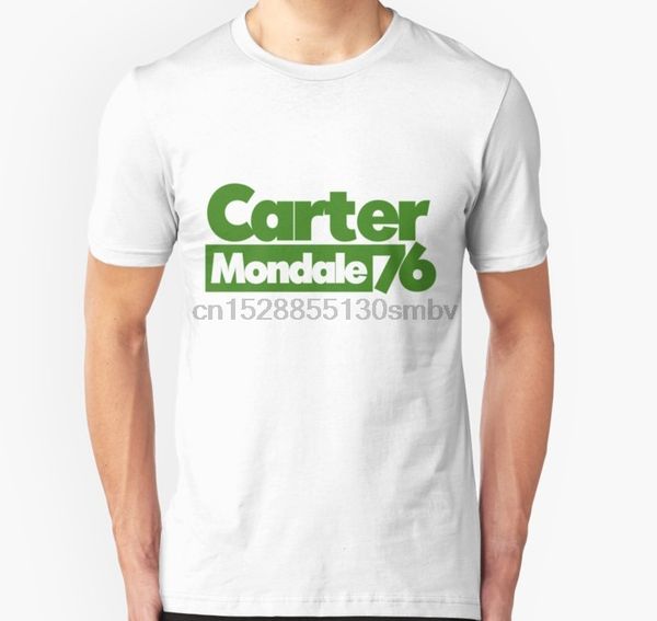 

мужчины тенниска картер мондэйл 1976 70s политики мужской рубашки t женщин t-shirt тройники топ