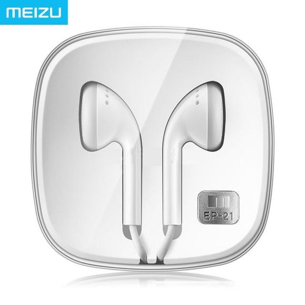 

phone earphones & headphones original meizu ep21 earphone ep 21 headset with remote and microphone for note 9 16th phones heavy bass