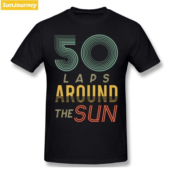 

50 день рождения подарок vintage men тенниска большого размера хлопка с коротким рукавом прикольные футболки