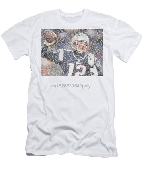 

tom brady quotes mosaic mens t-shirt