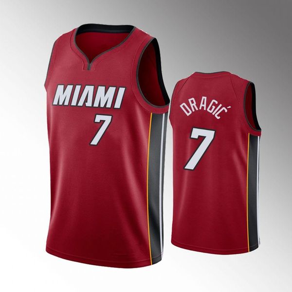 

men miami heat basketball jersey goran dragic kendrick nunn duncan robinson tyler herro nba 2019-20 jerseys, Black