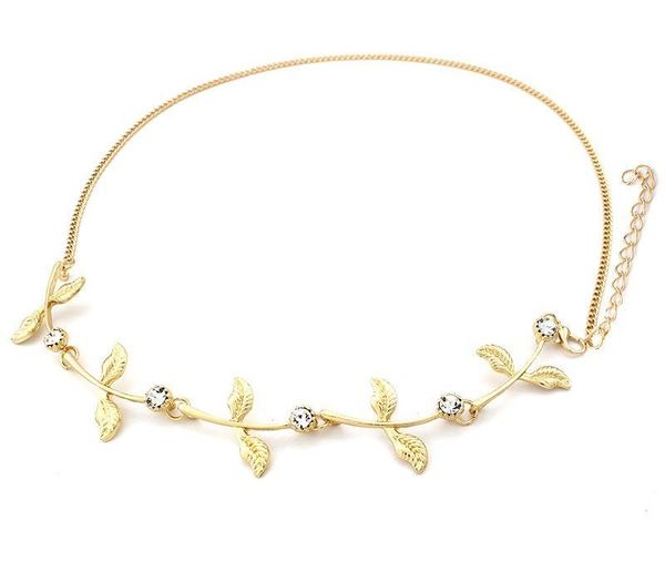 

2019 горячие продаем аксессуары для волос золотой цветы и листья с сверла оголовье ретро стиль моды hair77, Silver